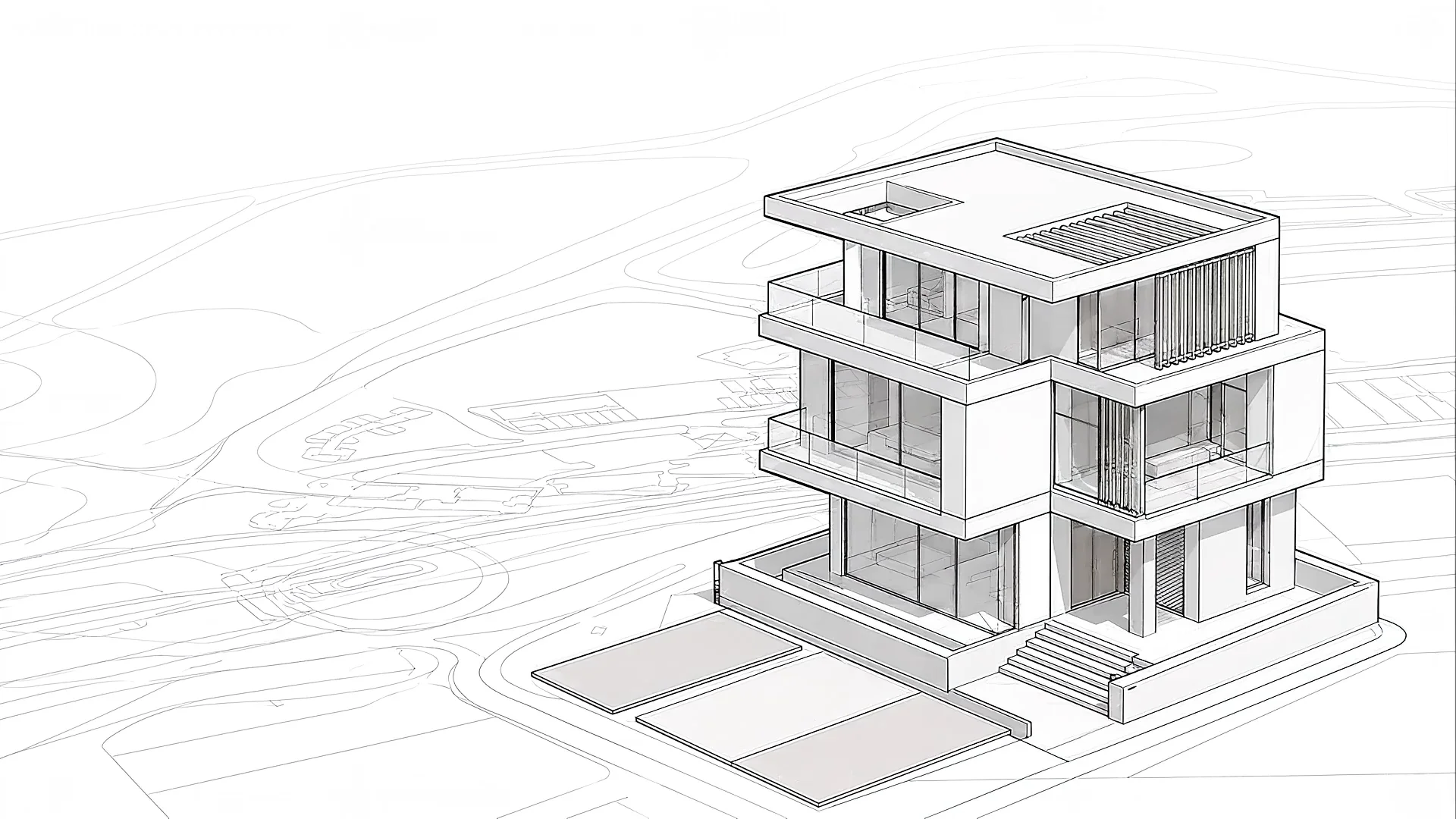 Lakshmi Square Builders — modern luxury home construction animation